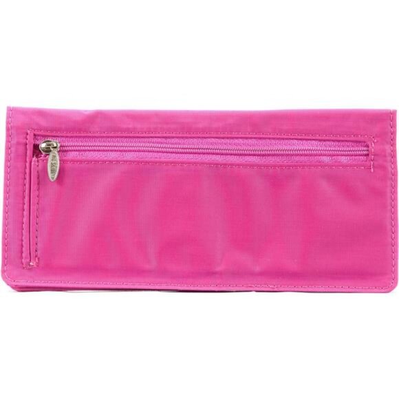 Big Skinny Women's Executive Bi-Fold Checkbook Slim Wallet, Holds Up to 40 Cards - Picture 4 of 7